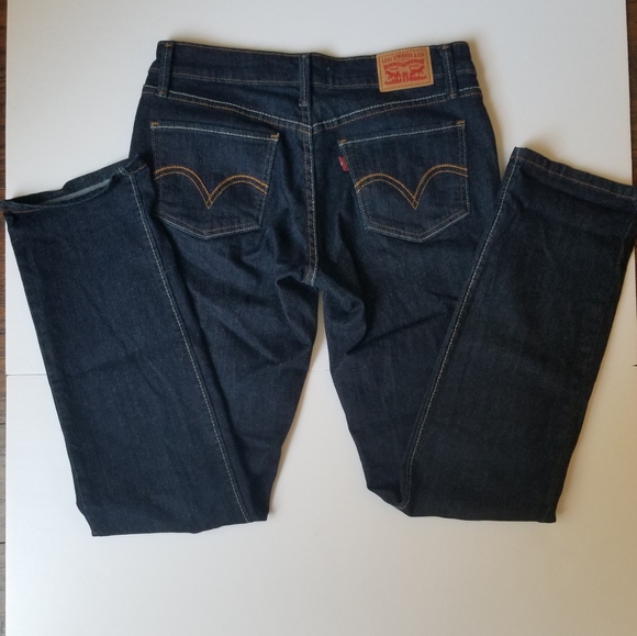 Levi 518 dark wash straight leg jean - Picture 3 of 4